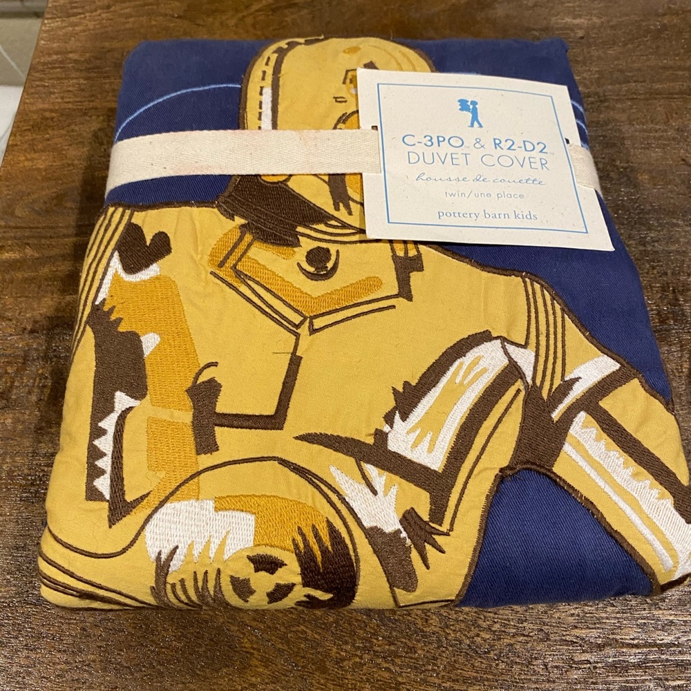 Star Wars C-P3O & R2D2 Twin Duvet Cover